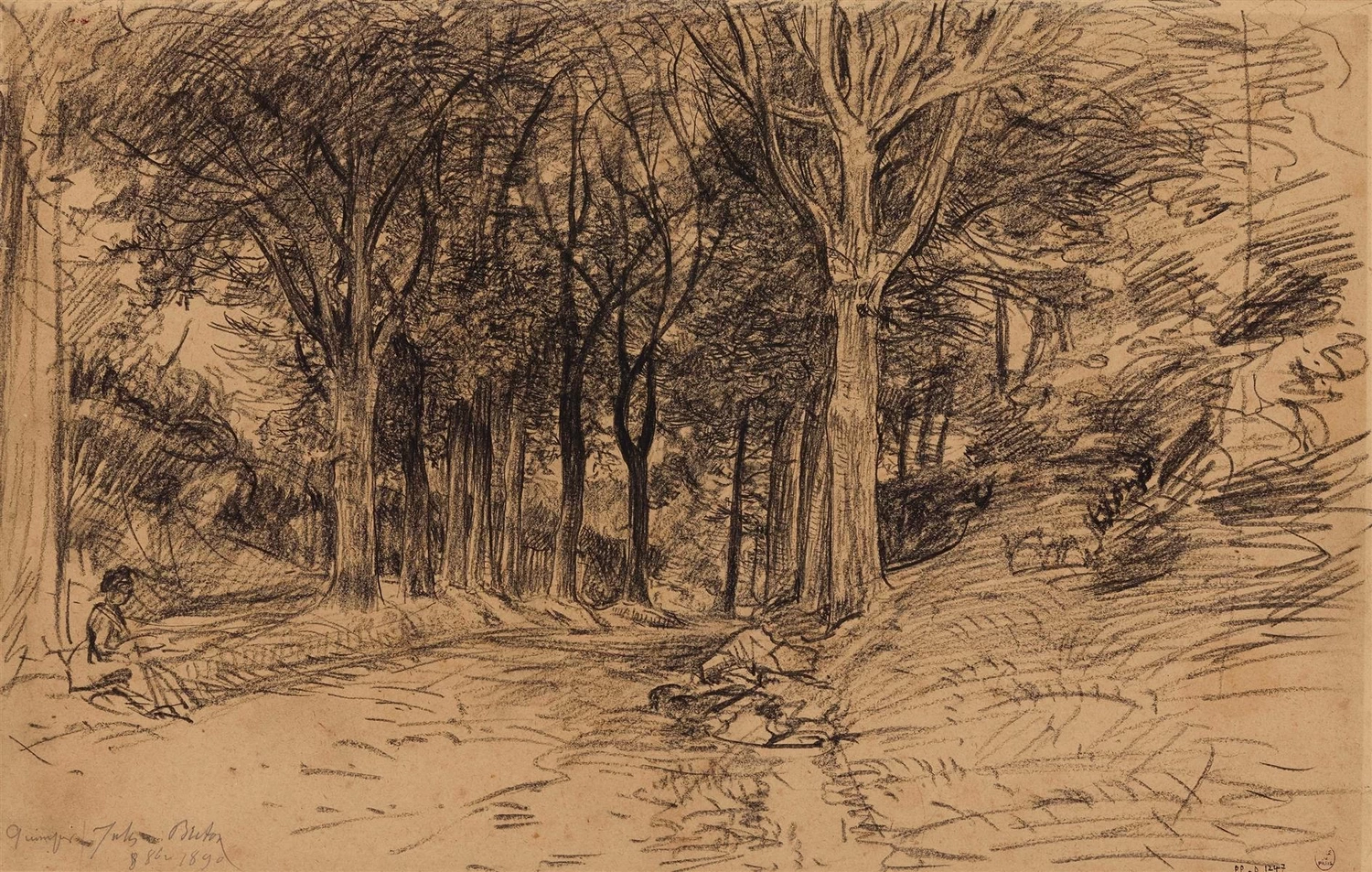 Il sottobosco di Quimper, 1890